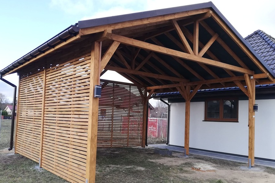 Wiata garażowa 15